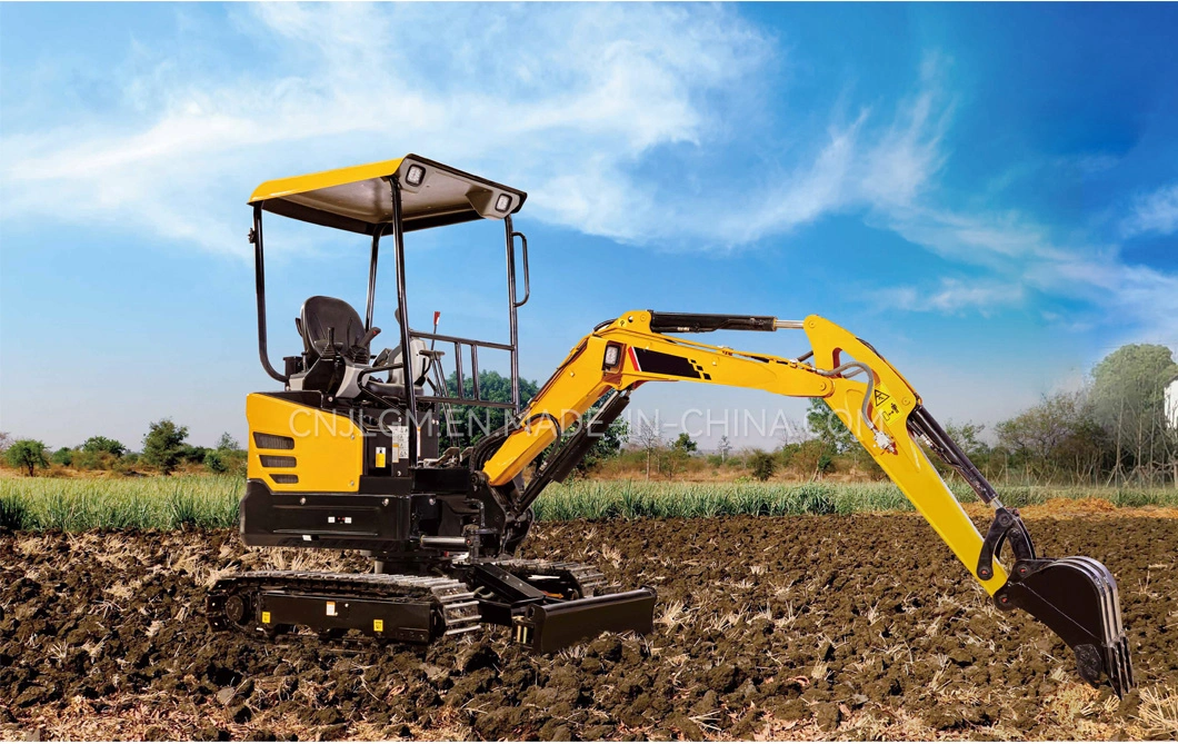 1.8/2 Ton Mini Crawler Excavator Digger with Hydraulic Rotary Log Wood Rotating Grabber