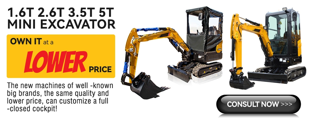 1.8/2 Ton Mini Crawler Excavator Digger with Hydraulic Rotary Log Wood Rotating Grabber