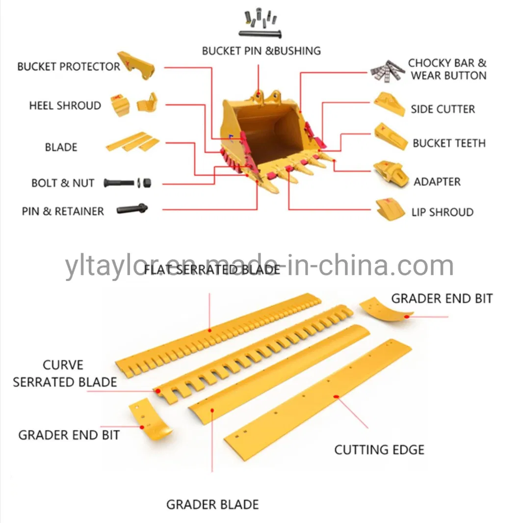 Excavator Part Ground Engaging Tools Adapters Forged Steel Casting Bucket Teeth 9n4452