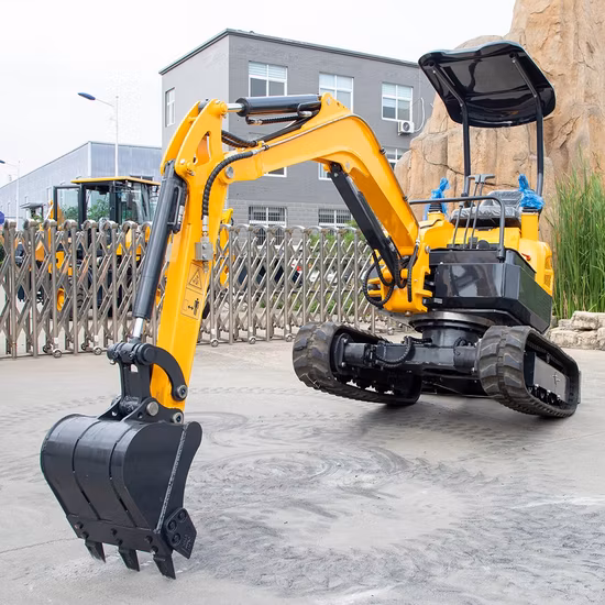 Kleine Baumaschinen 13,6 kW Mikrobagger Einsatz in der Landwirtschaft