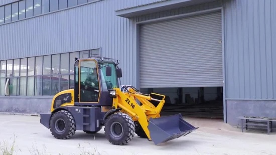 Heißer Verkauf Baumaschinen 1,6 Tonnen Payloader Gelenk-Mini-Radlader